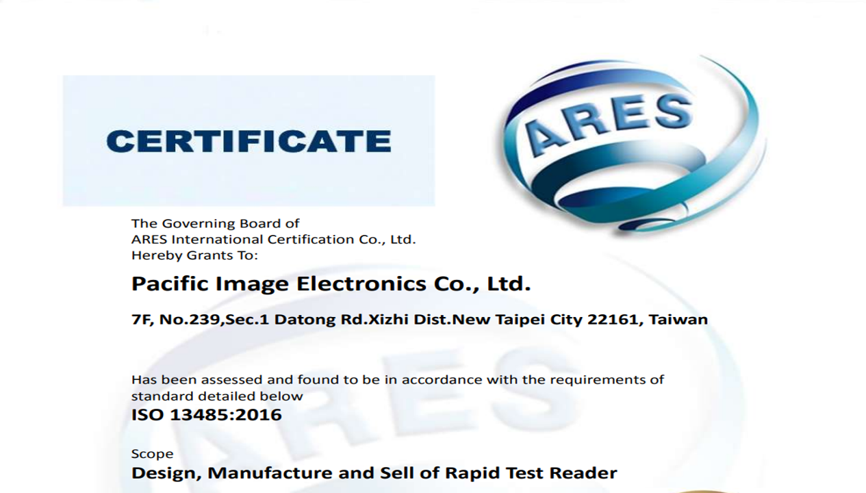 We are ISO13485 certified
